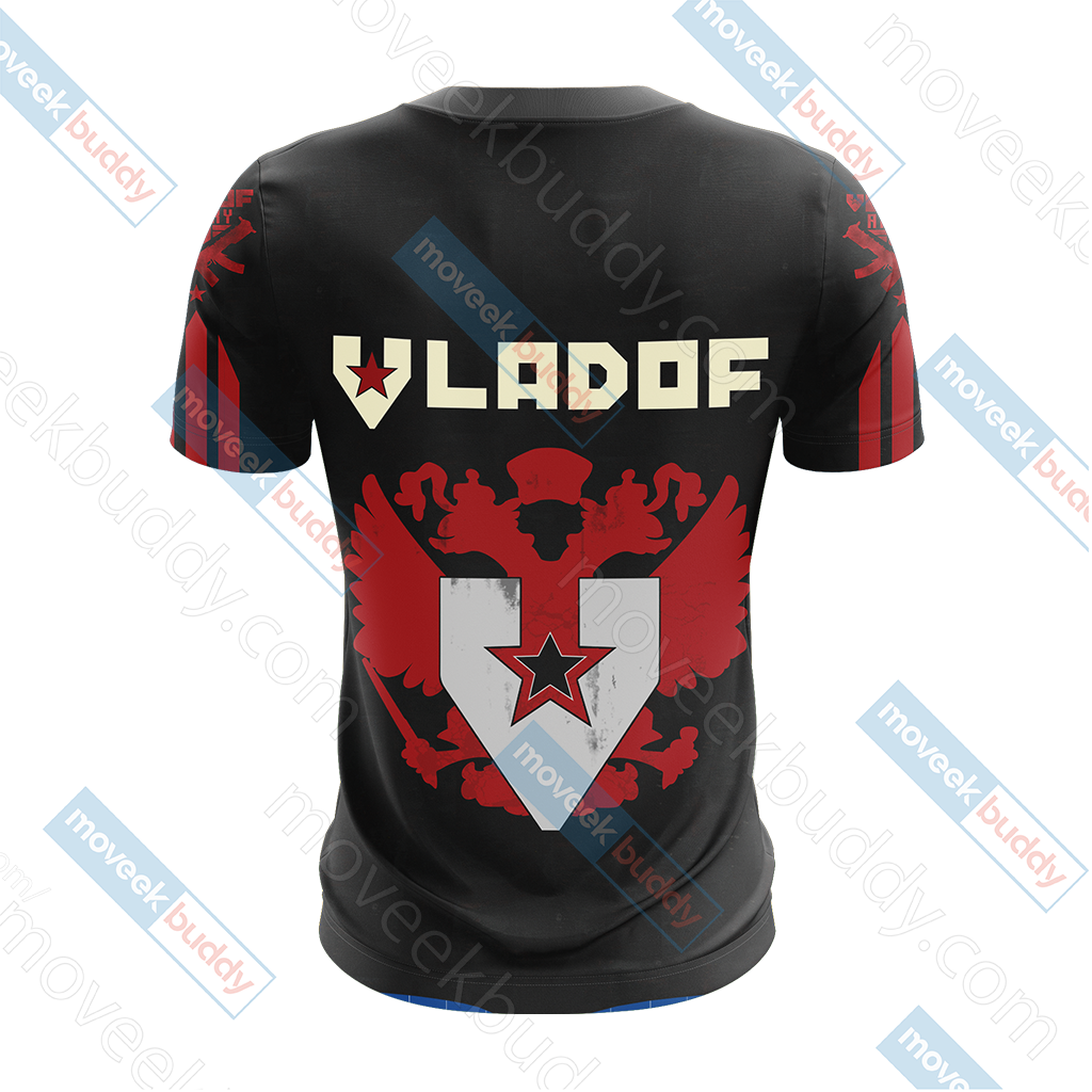 Borderlands Vladof Unisex 3D T-shirt