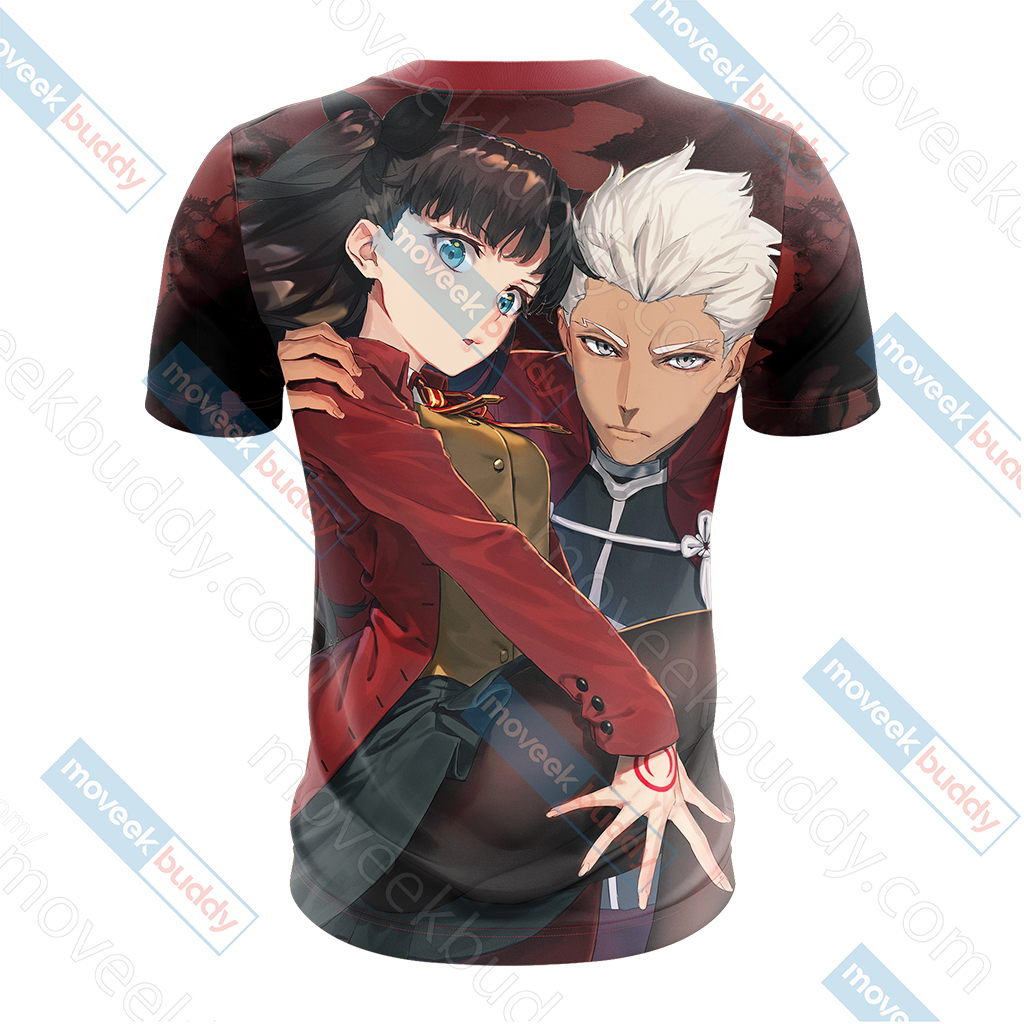 Fate/ Stay Night - Blade And Fate Rin Unisex 3D T-shirt