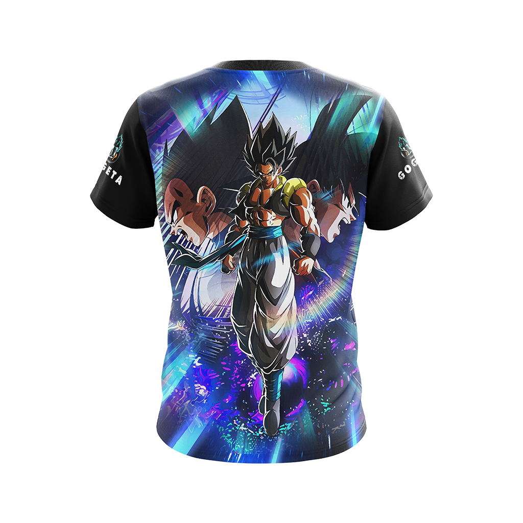 Dragon Ball Gogeta, Vegeta, and Goku Unisex 3D T-shirt Zip Hoodie