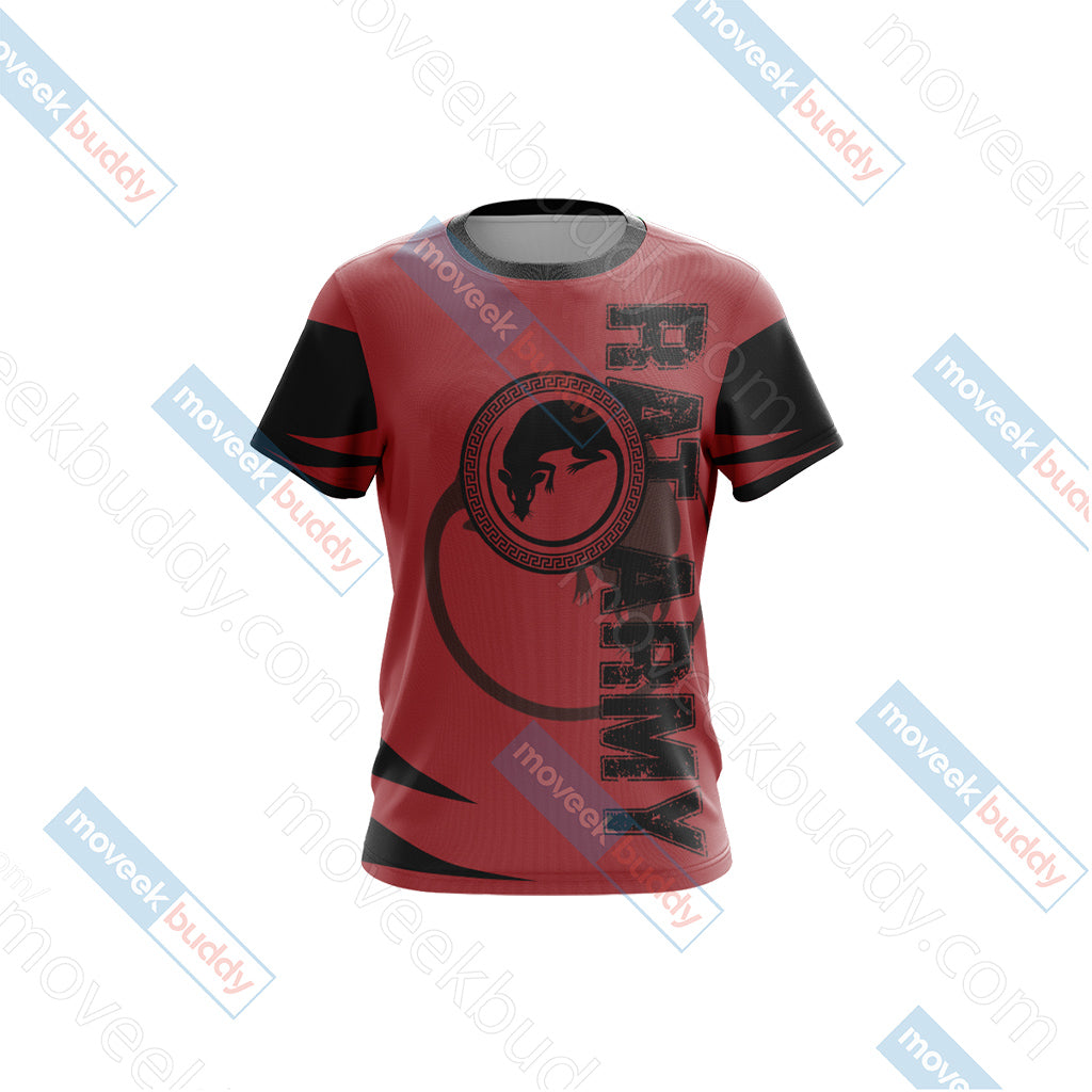 Ender's Game - Battle School Army - Rat Army Unisex 3D T-shirt