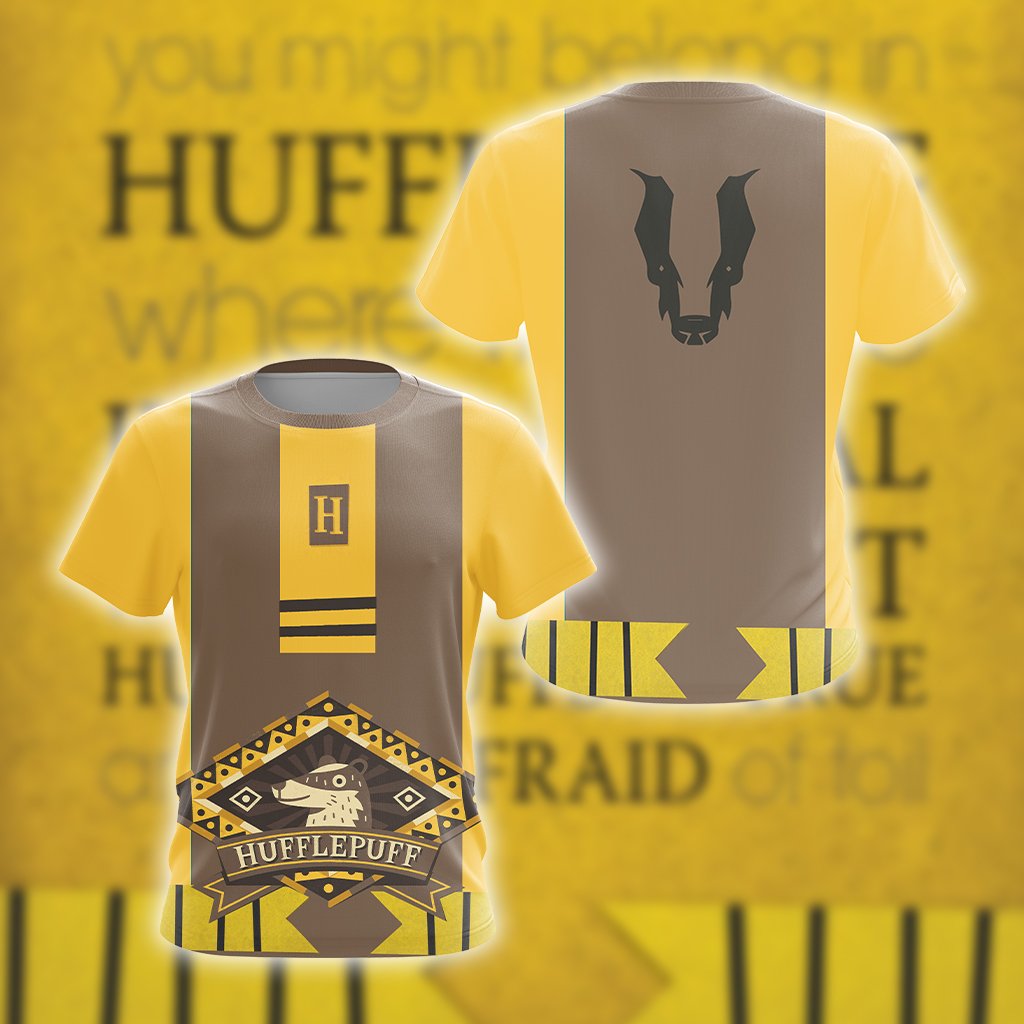 Harry Potter - Loyal Like A Hufflepuff New Unisex 3D T-shirt