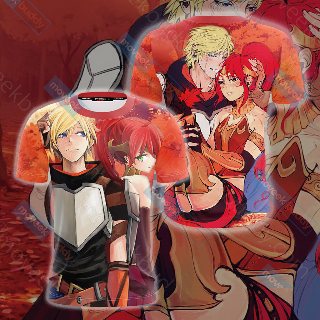 RWBY Jaune and Pyrrha Unisex 3D T-shirt