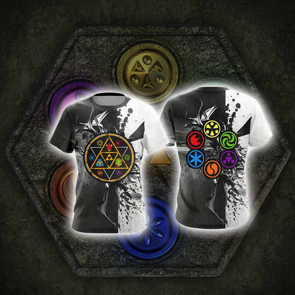The Legend of Zelda - Sage Medallions Unisex 3D T-shirt T-shirt S