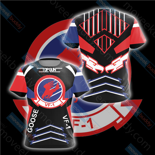 Top Gun VF-1 Unisex 3D T-shirt