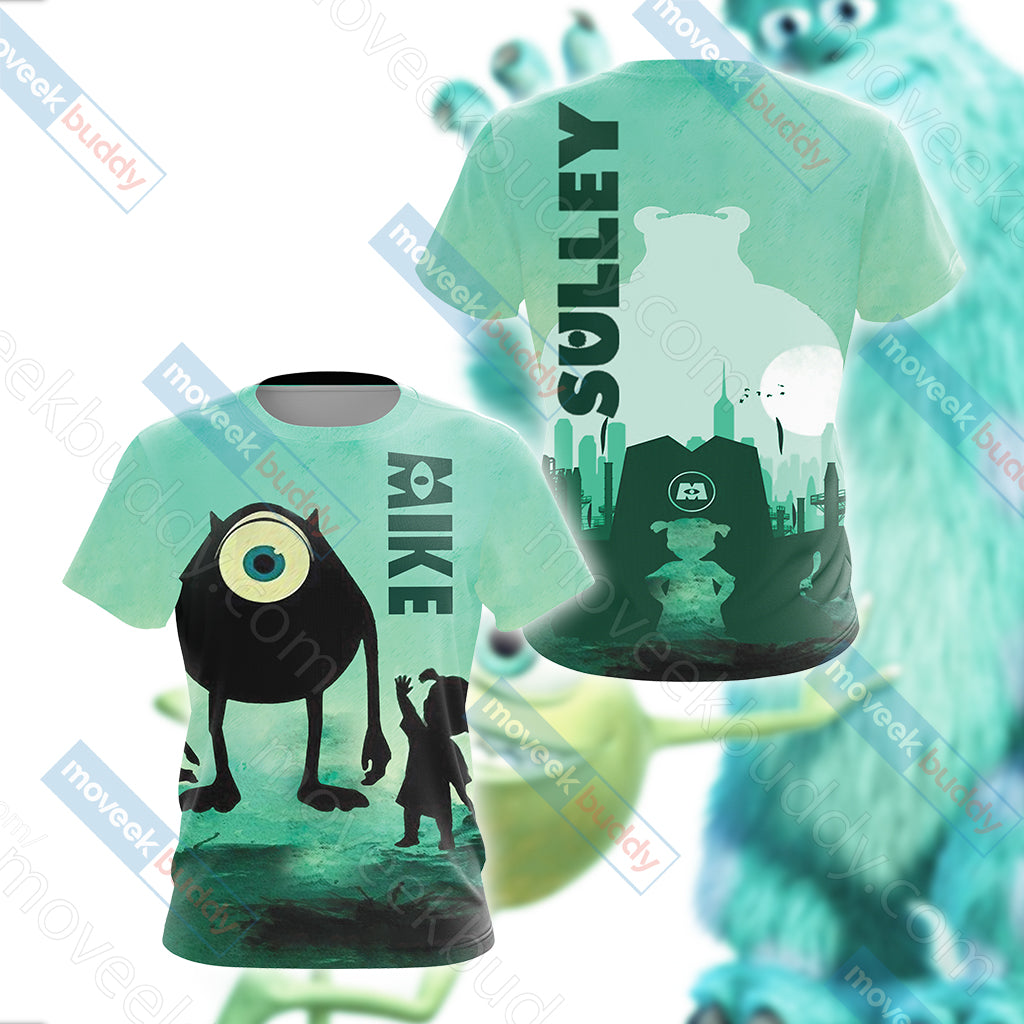 Monsters, Inc. Unisex 3D T-shirt