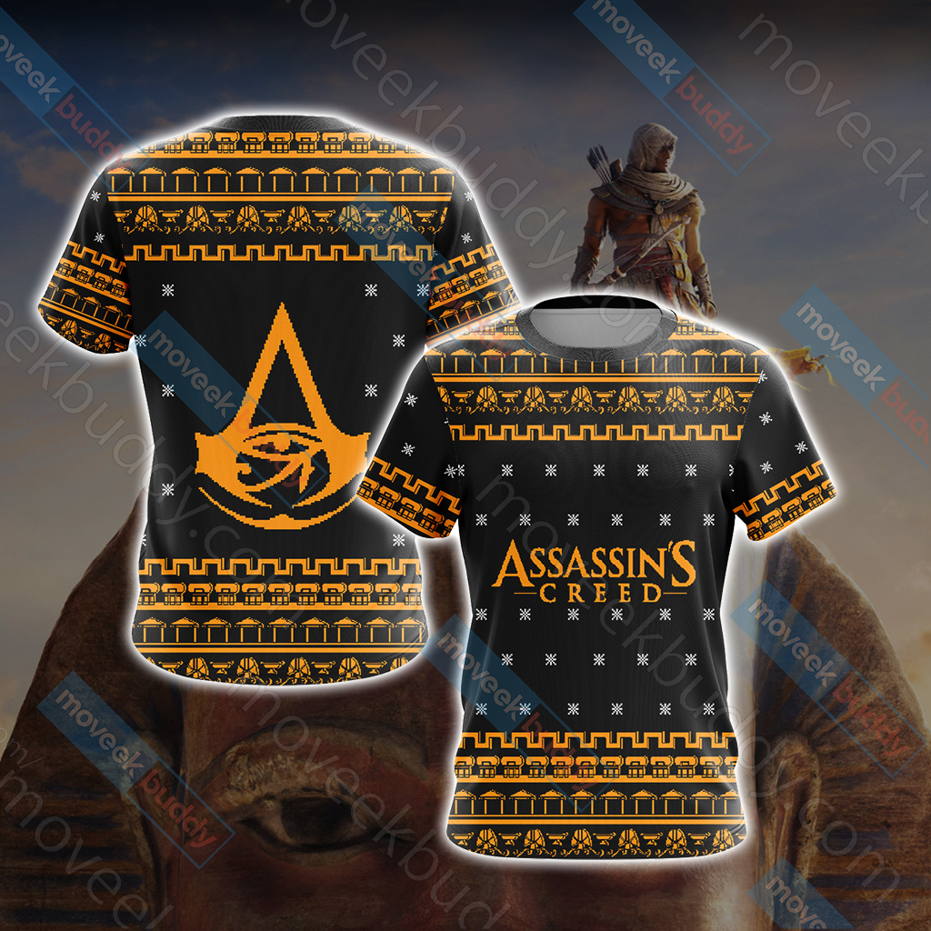 Assassin's Creed - Origins Knitting Style Unisex 3D T-shirt