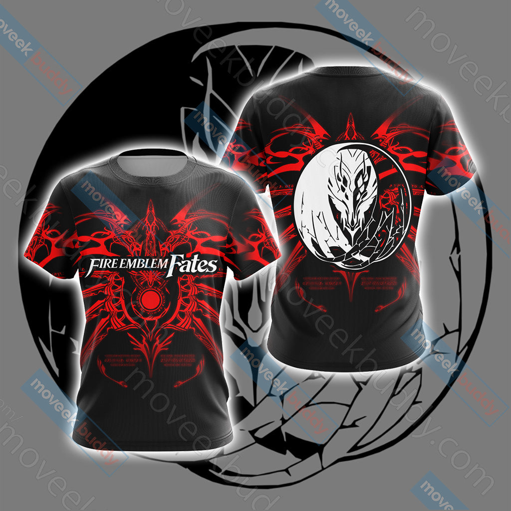 Fire Emblem Fates - Dragon Symbol Unisex 3D T-shirt