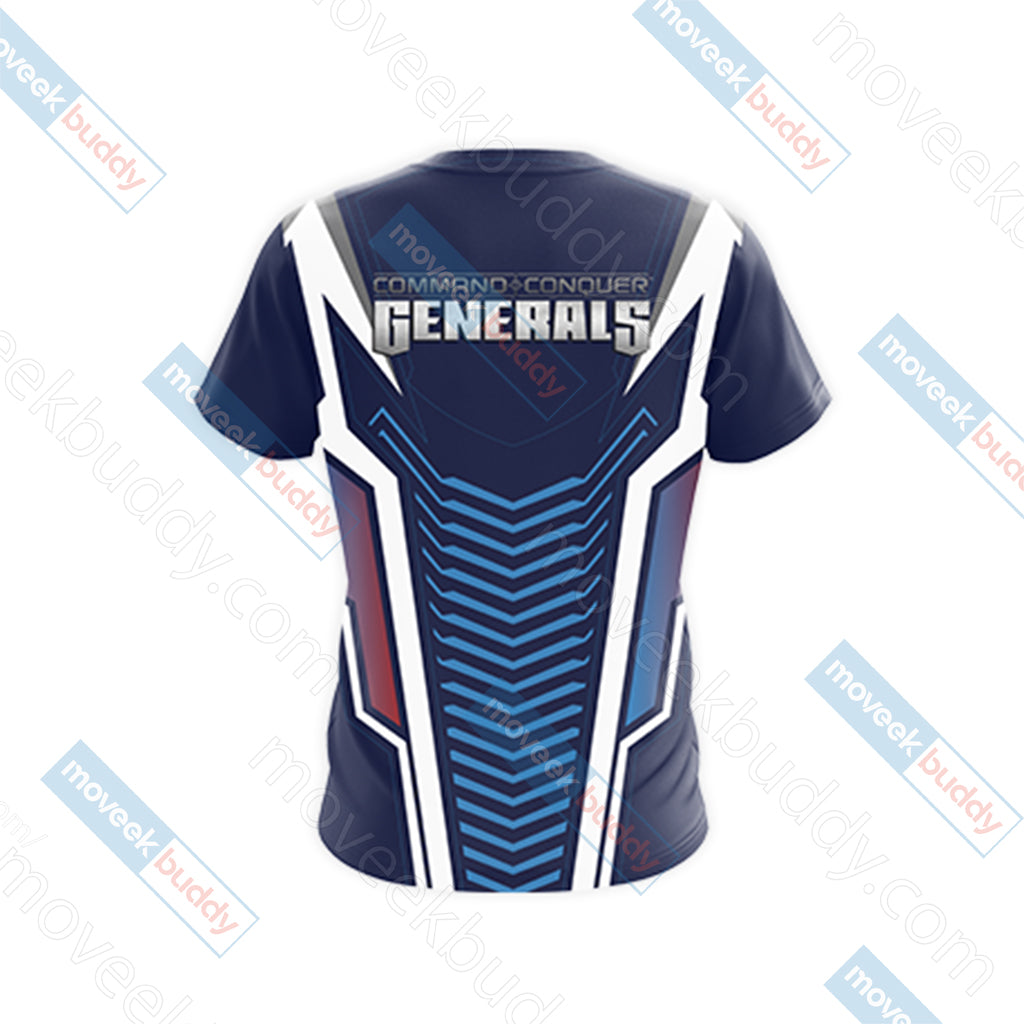 Command & Conquer: Generals – Zero Hour United States Mod Unisex 3D T-shirt