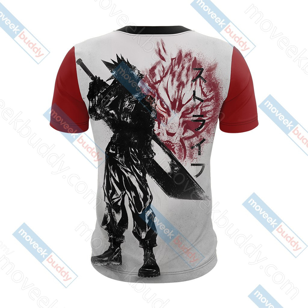 Final Fantasy 7 Cloud Strife T-shirt Zip Hoodie Pullover Hoodie
