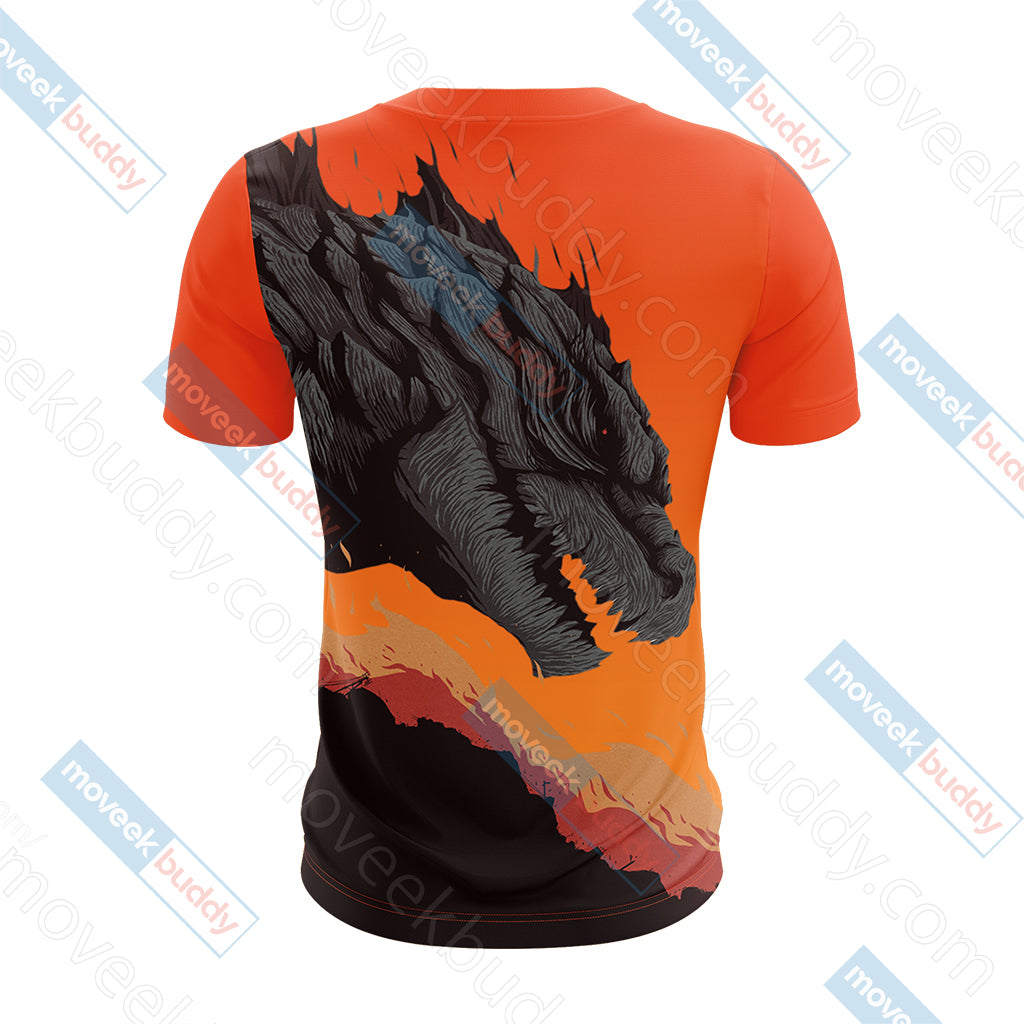 Godzilla King Of The Monsters Unisex 3D T-shirt