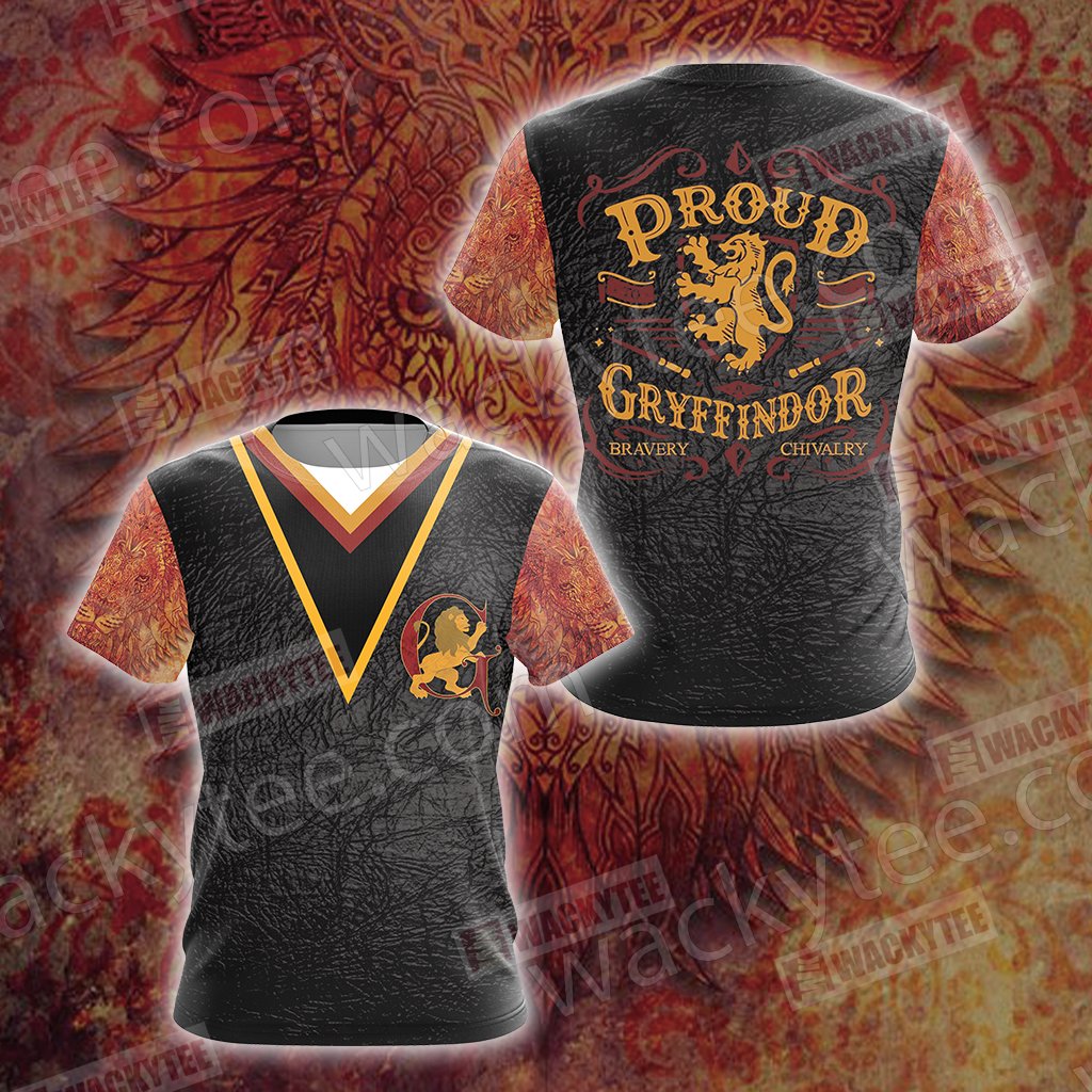 Harry Potter - Proud Gryffindor Unisex 3D T-shirt