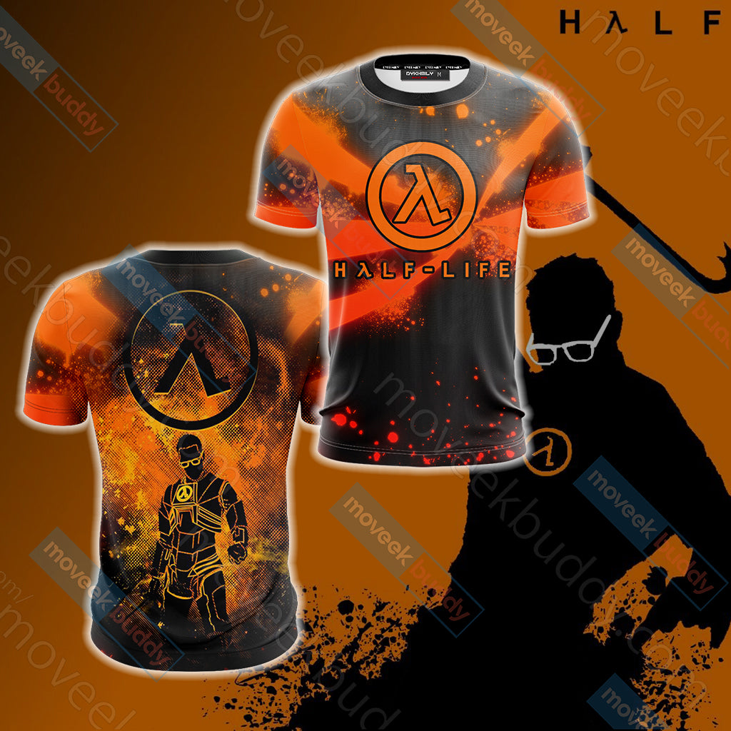 Half-Life Free Man Unisex 3D T-shirt