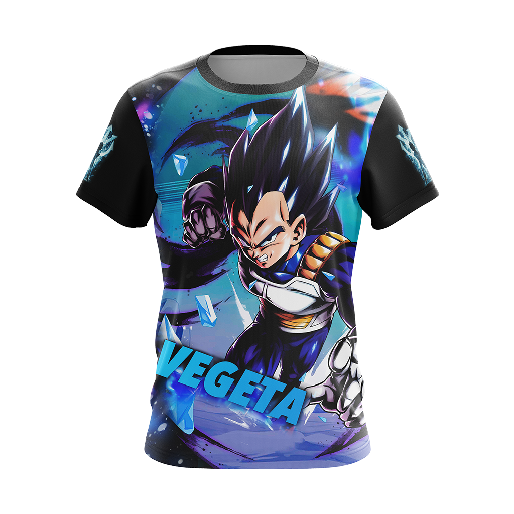 Dragon Ball Vegeta All Over Print T-shirt Zip Hoodie Pullover Hoodie