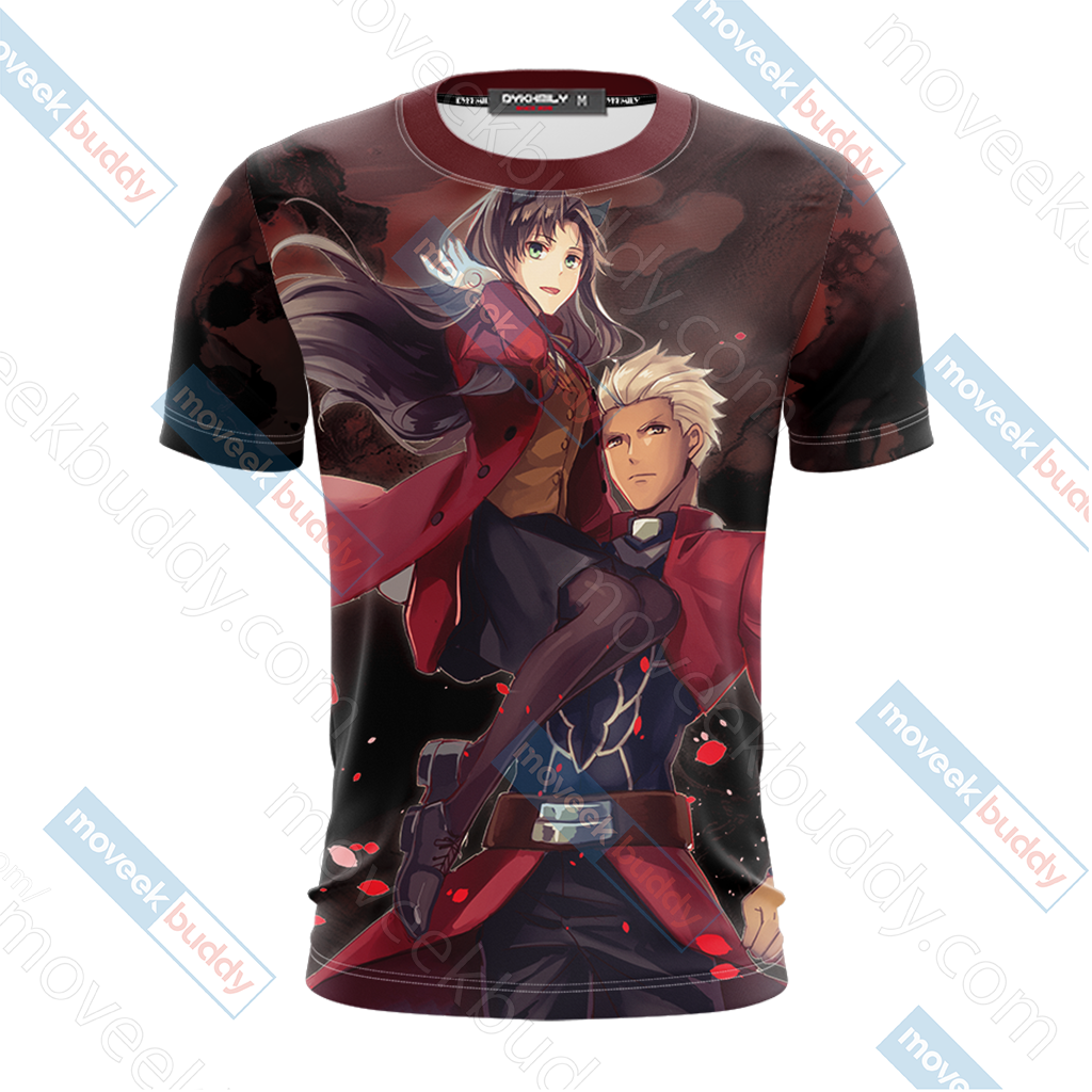 Fate/ Stay Night - Blade And Fate Rin Unisex 3D T-shirt