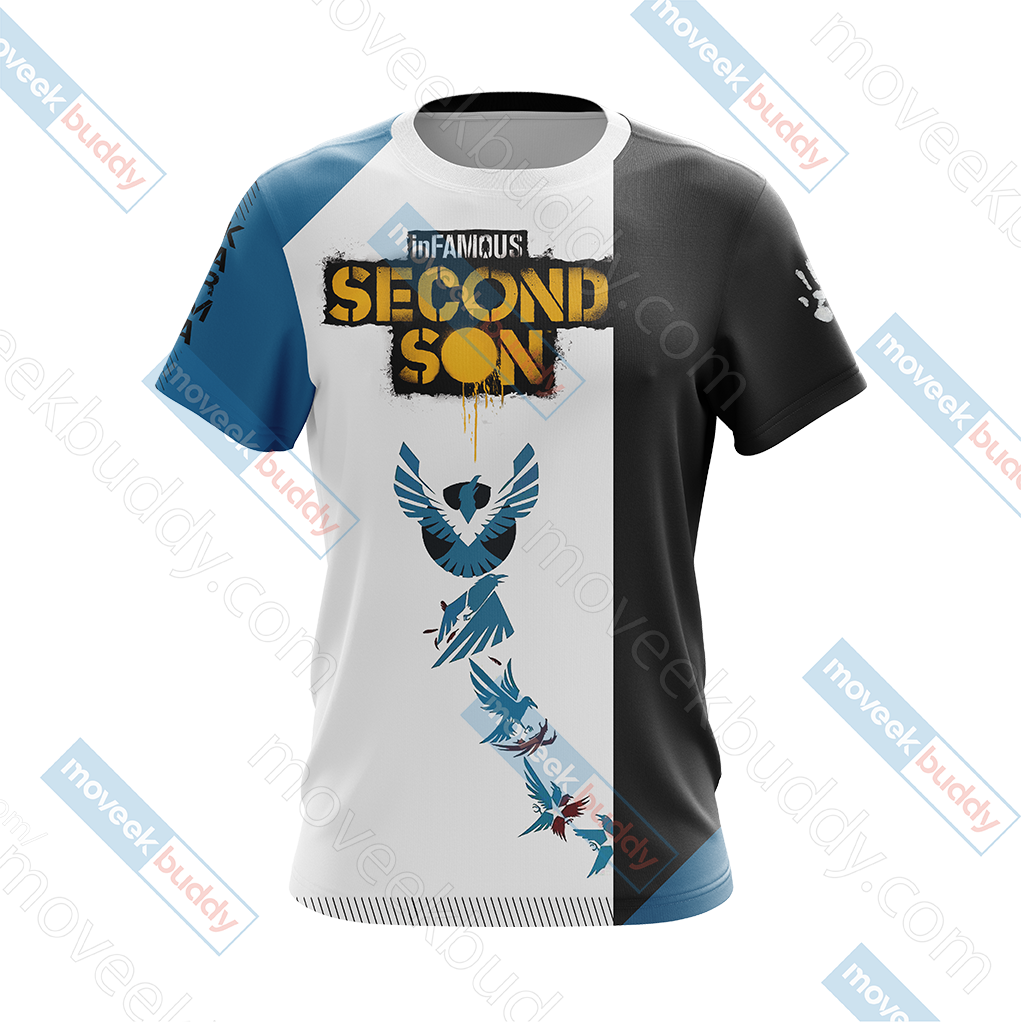 Infamous: Second Son - Karma Symbol Unisex 3D T-shirt