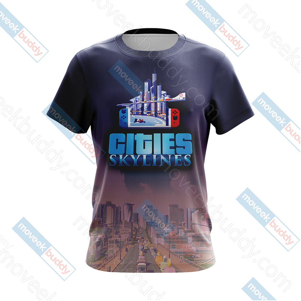 Cities: Skylines Unisex 3D T-shirt
