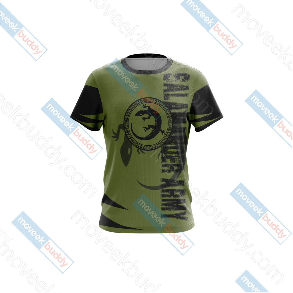 Ender's Game - Battle School Army - Salamander Army Unisex 3D T-shirt