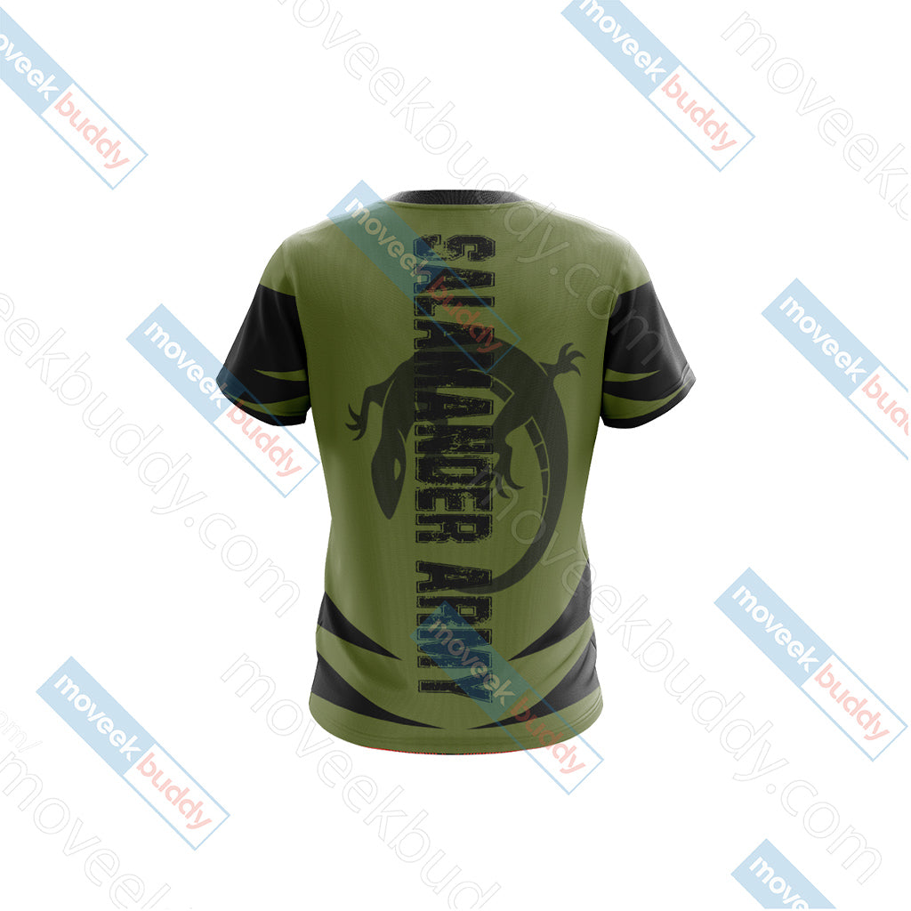 Ender's Game - Battle School Army - Salamander Army Unisex 3D T-shirt
