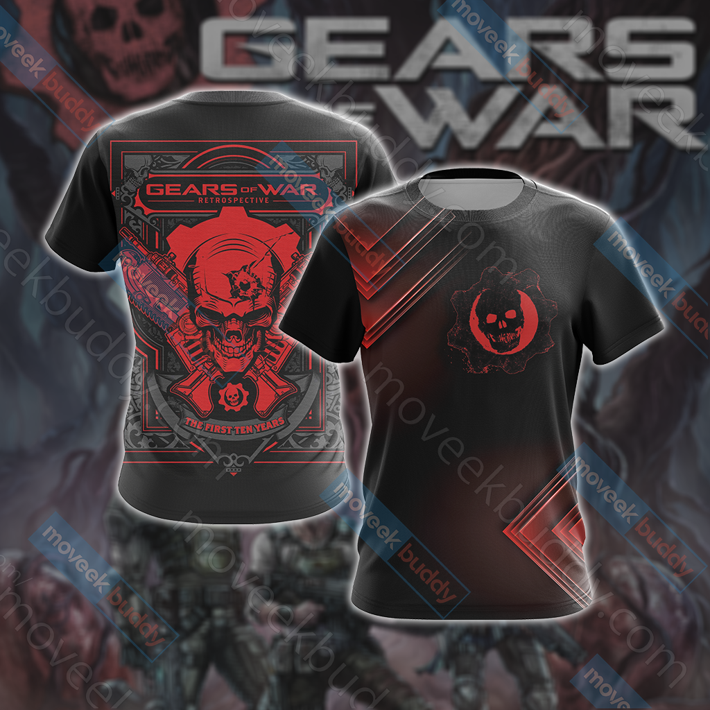 gears of war t shirt Gears of War Unisex 3D T-shirt – MoveekBuddyShop