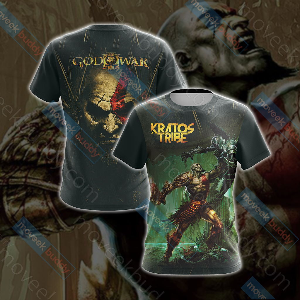 God Of War 3 Kratos Unisex 3D T-shirt