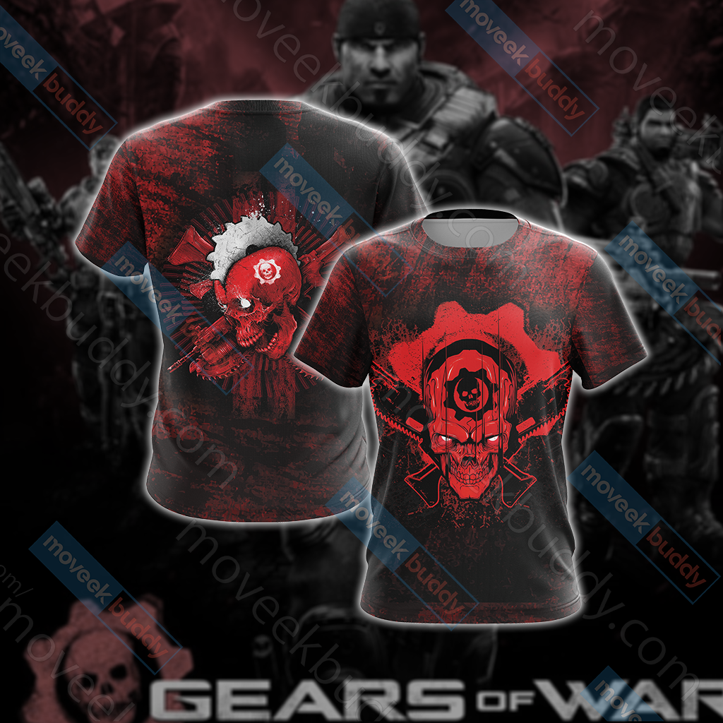 gears of war t shirt Gears of War New Look Unisex 3D T-shirt – MoveekBuddyShop