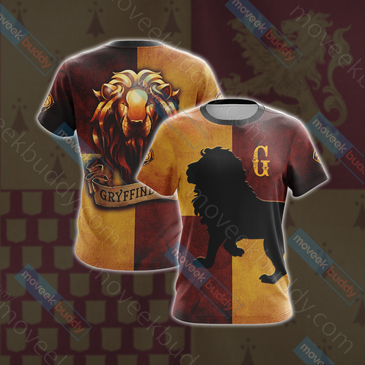 Gryffindor Lion Harry Potter New Look Unisex 3D T-shirt T-shirt S