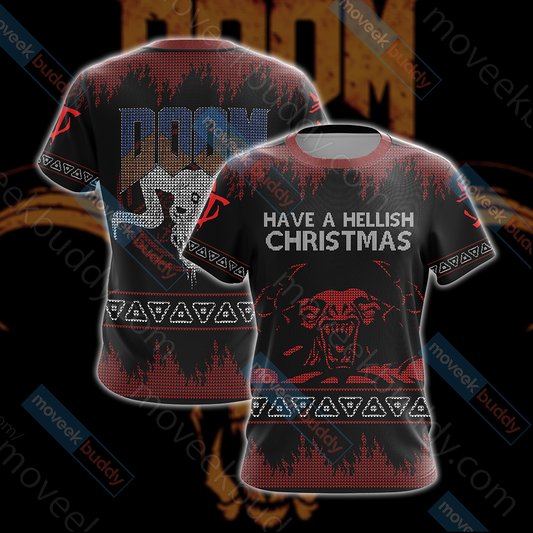 Doom Knitting Style Unisex 3D T-shirt