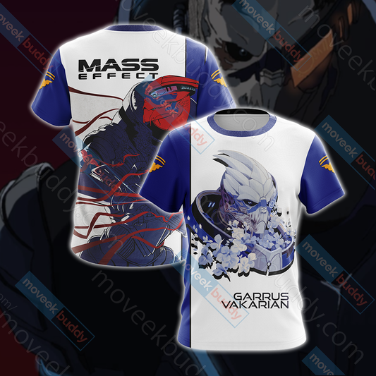 Mass Effect - Garrus Vakarian Unisex 3D T-shirt