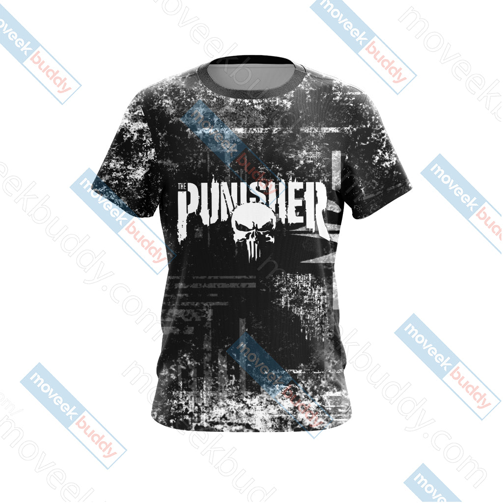The Punisher New Version Unisex 3D T-shirt