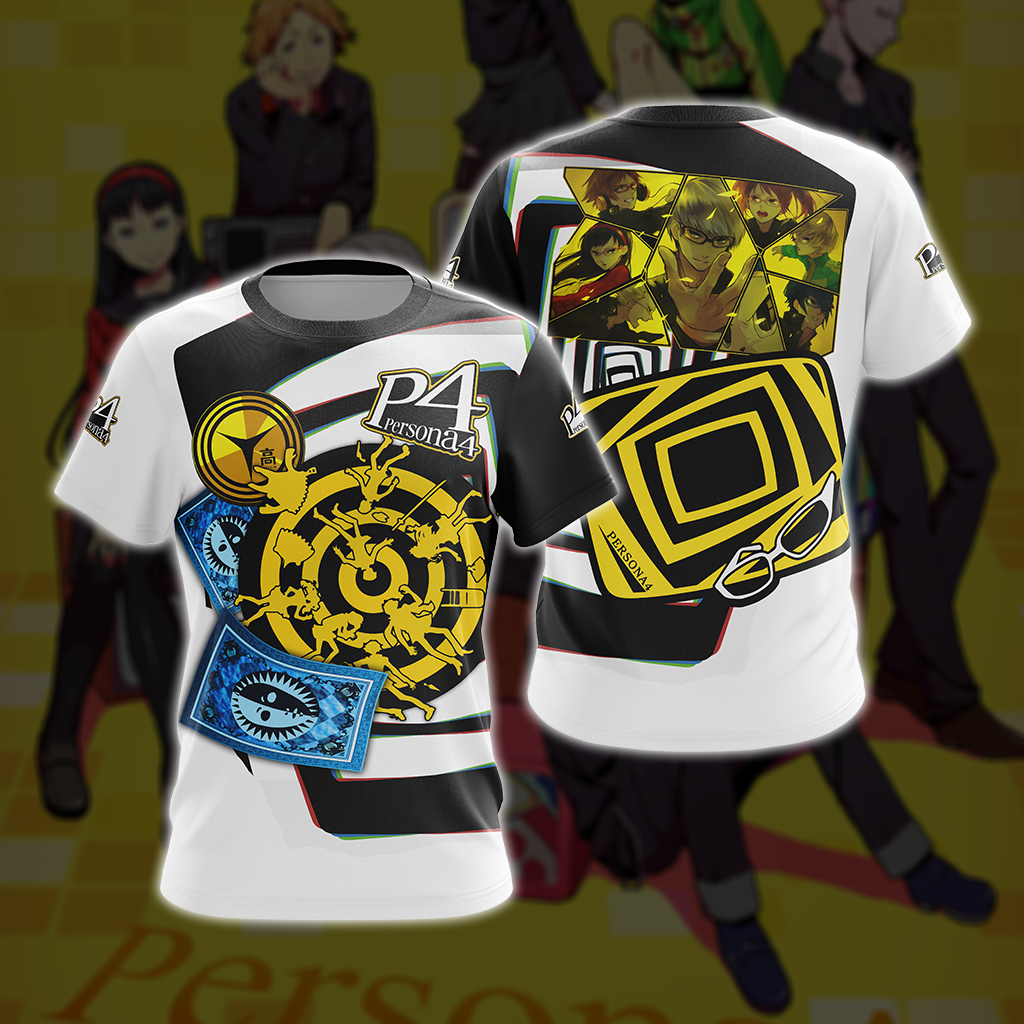 Persona 4 Symbols Unisex 3D T-shirt Zip Hoodie Pullover Hoodie T-shirt S