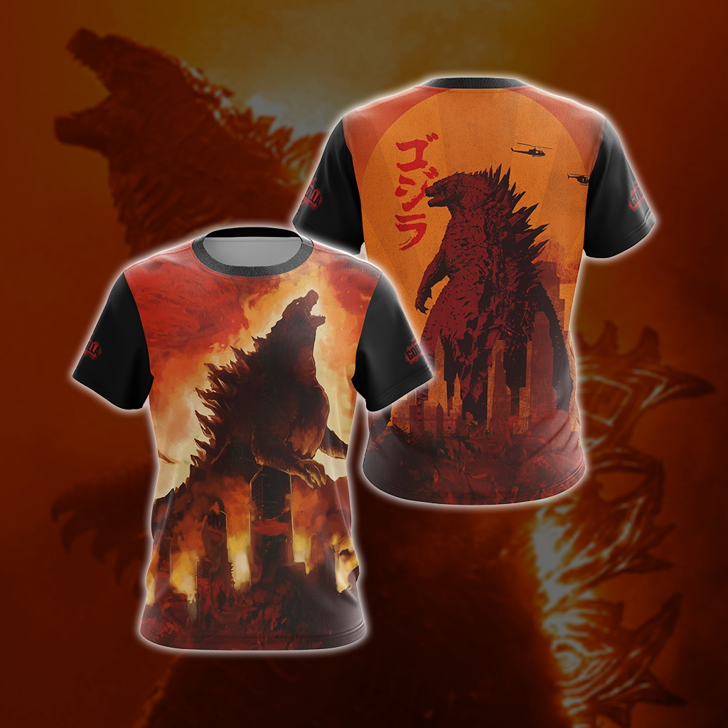 Godzilla New Style Unisex 3D T-shirt