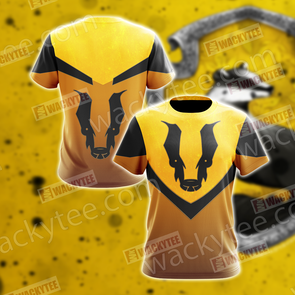 Harry Potter - Hufflepuff House Sporty Style New Unisex 3D T-shirt
