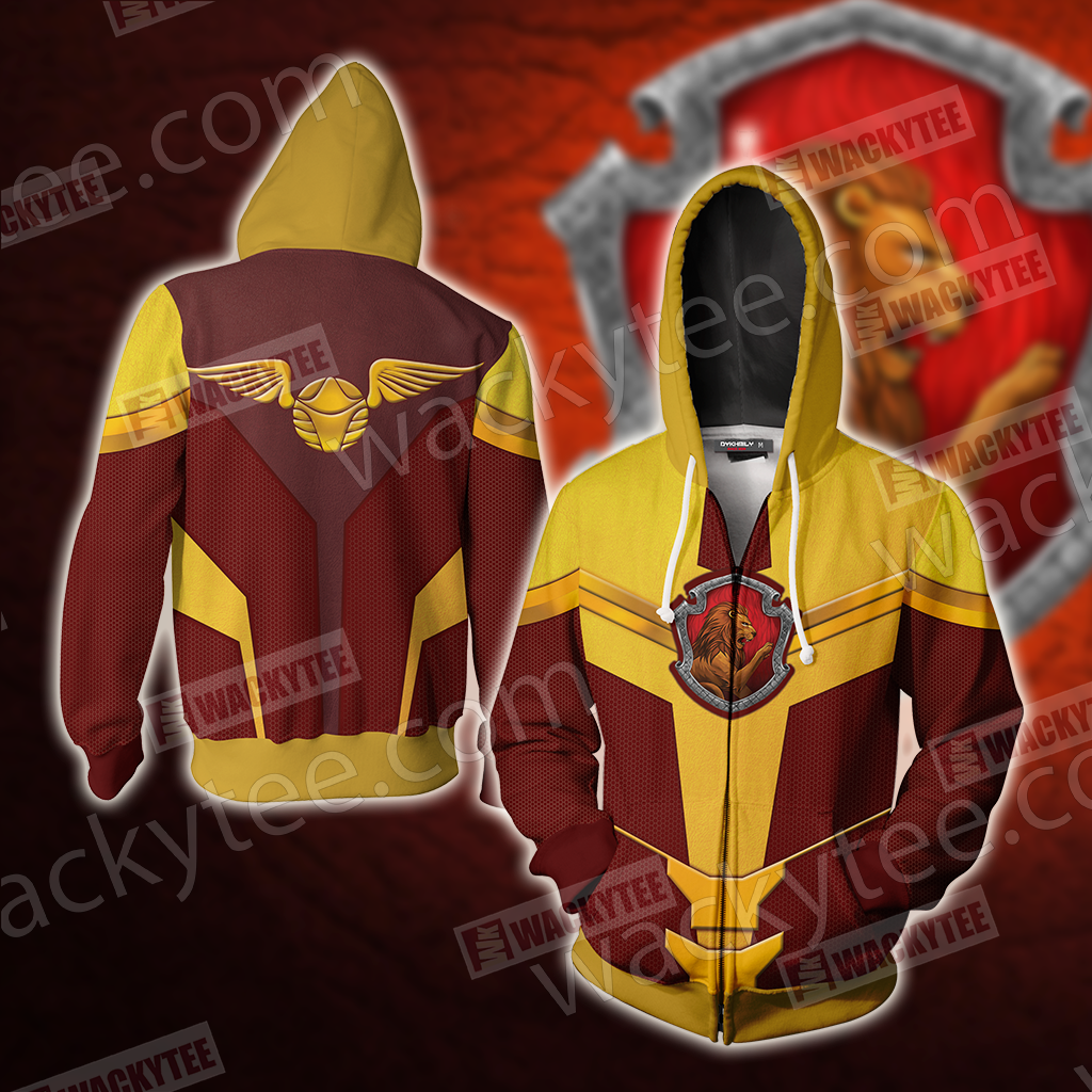 Hogwarts Castle Harry Potter - Gryffindor Edition New Style Unisex 3D T-shirt Zip Hoodie S