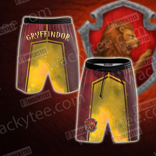 You Might Belong In Gryffindor Harry Potter Hogwarts New Version Beach Shorts S