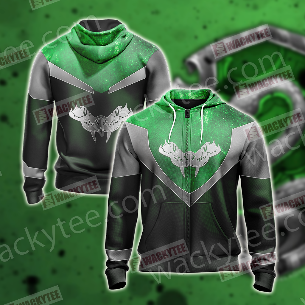 Harry Potter - Slytherin House Sporty Style New Unisex 3D T-shirt Zip Hoodie S
