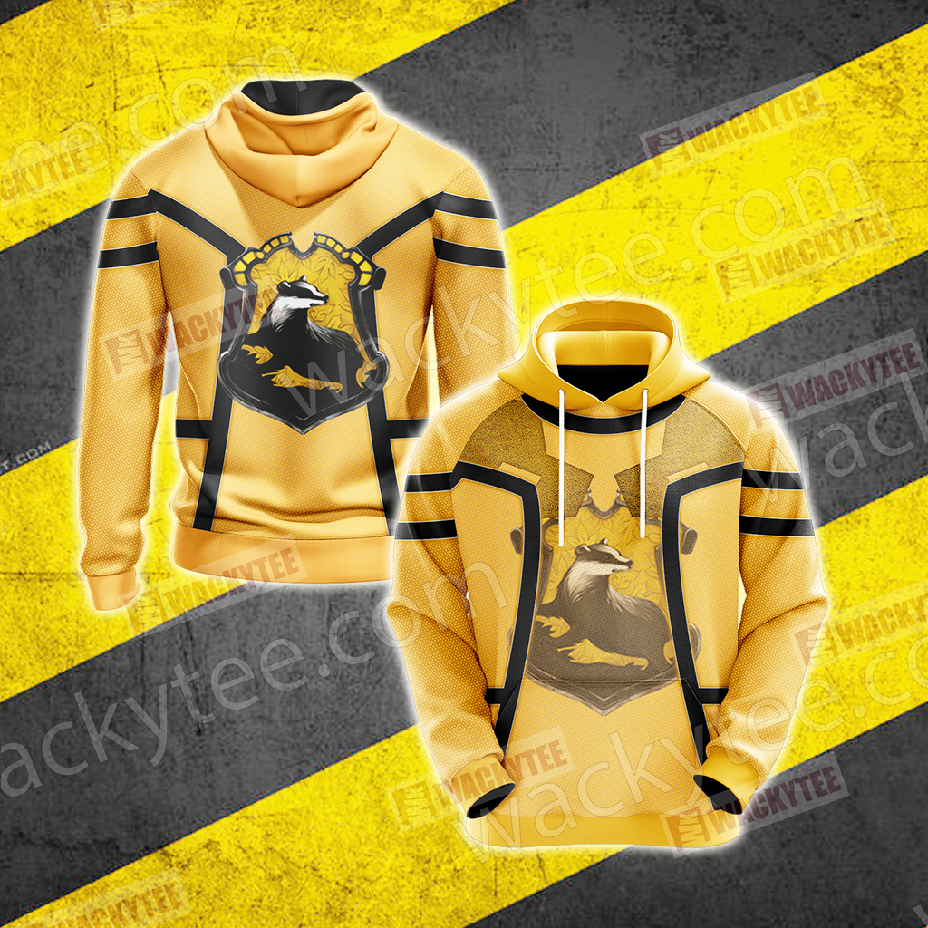 Harry Potter - Hufflepuff Unisex 3D T-shirt Hoodie S