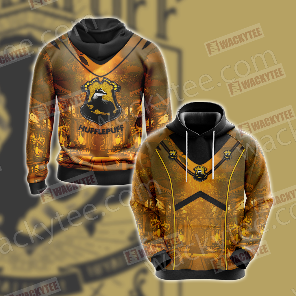 Hogwarts Harry Potter - Hufflepuff House New Version Unisex 3D T-shirt Hoodie S