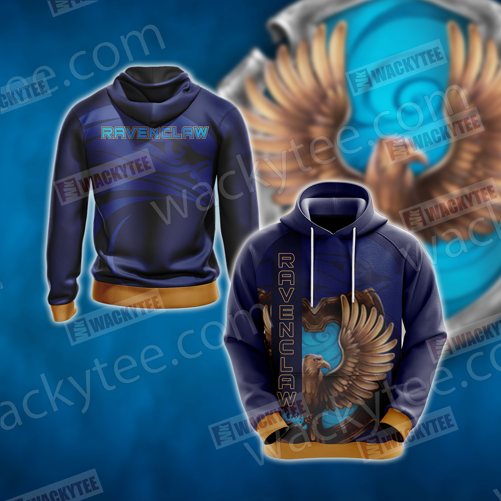Ravenclaw - The Cleverest Harry Potter Unisex 3D T-shirt Hoodie S