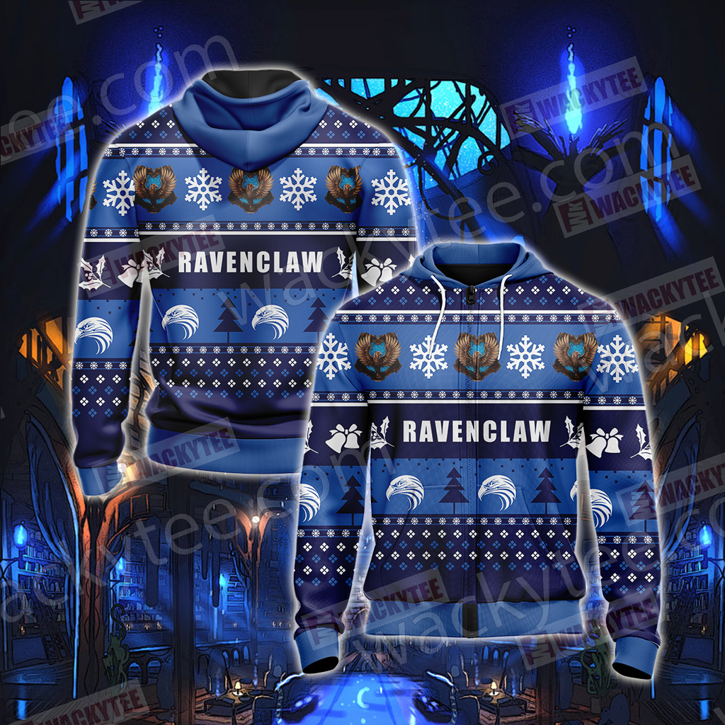 Harry Potter - Ravenclaw House New Version Unisex 3D T-shirt Zip Hoodie S