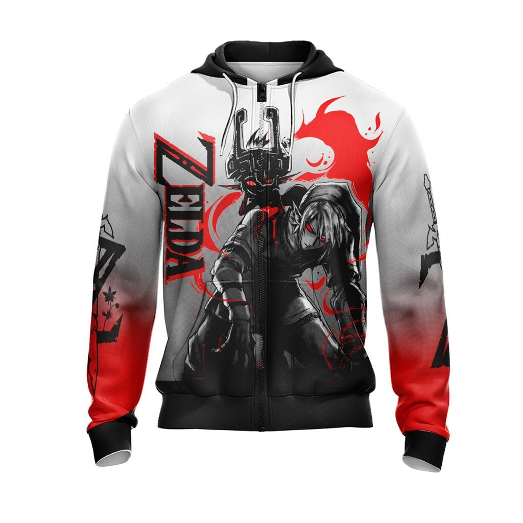 The legend of Zelda Link and Midna Unisex 3D Hoodie