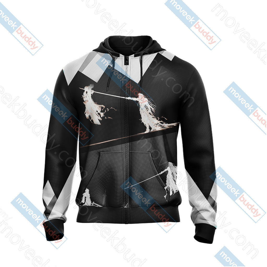 Final Fantasy 7 - Sephiroth v Cloud Unisex 3D T-shirt