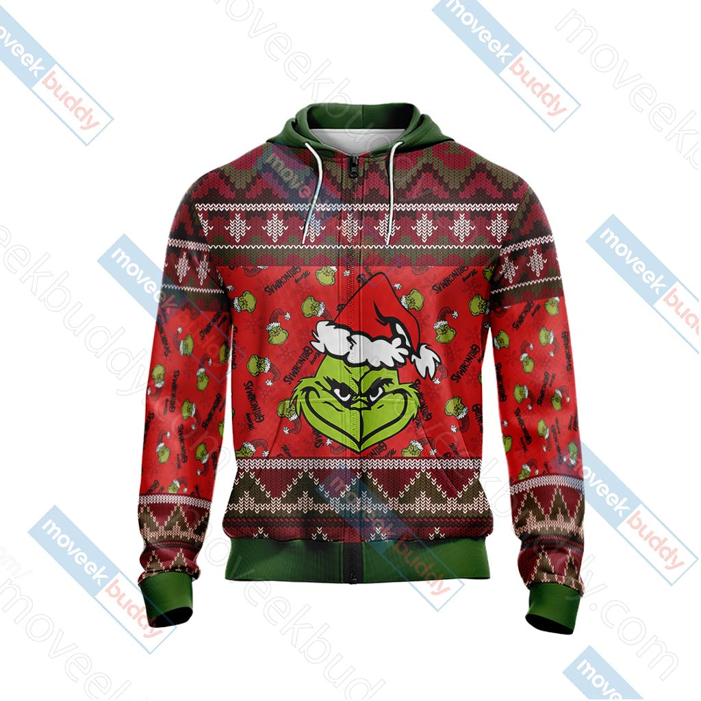 The Grinch Christmas Unisex 3D T-shirt