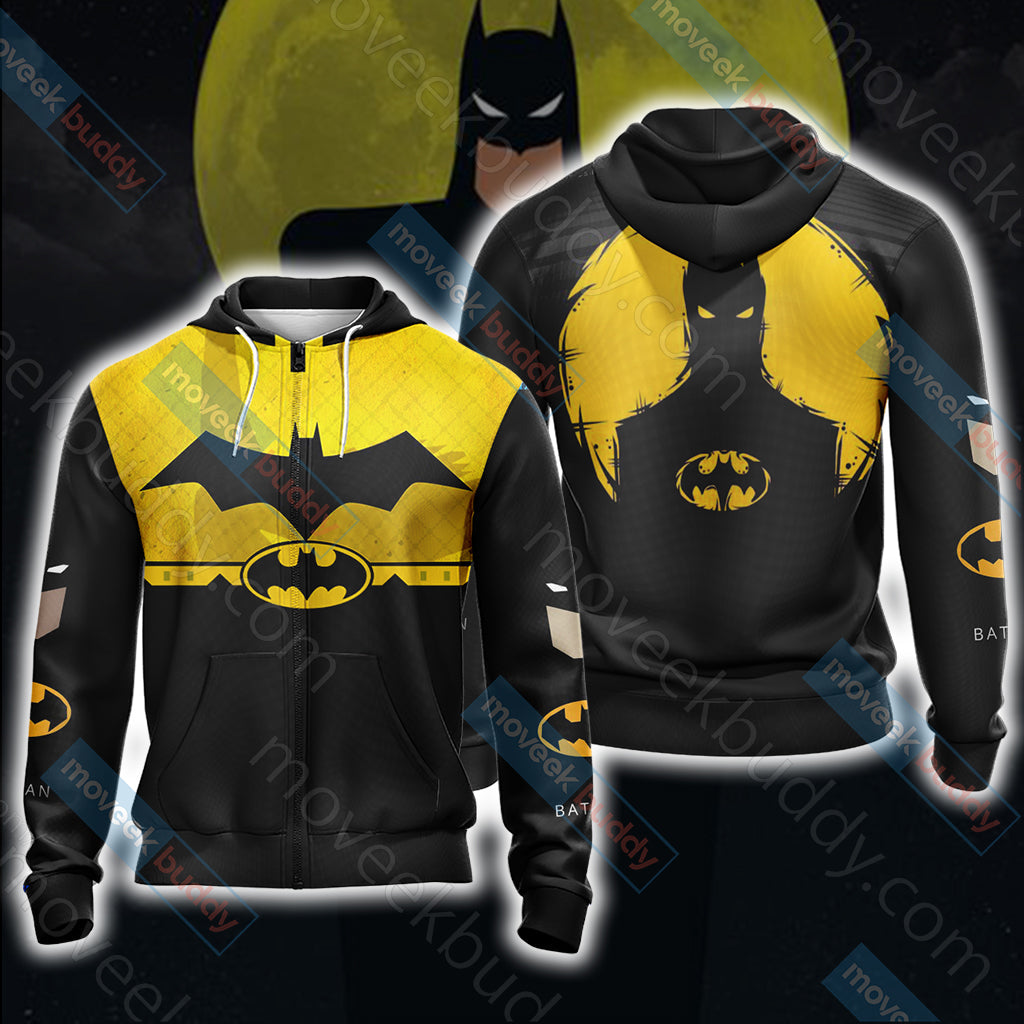 Batman New Style Unisex 3D T-shirt Zip Hoodie XS