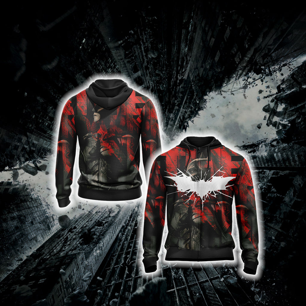 The Dark Knight New Unisex 3D T-shirt Zip Hoodie XS