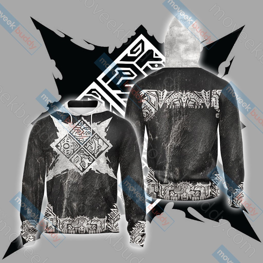 Monster Hunter Generations Unisex 3D T-shirt Zip Hoodie XS