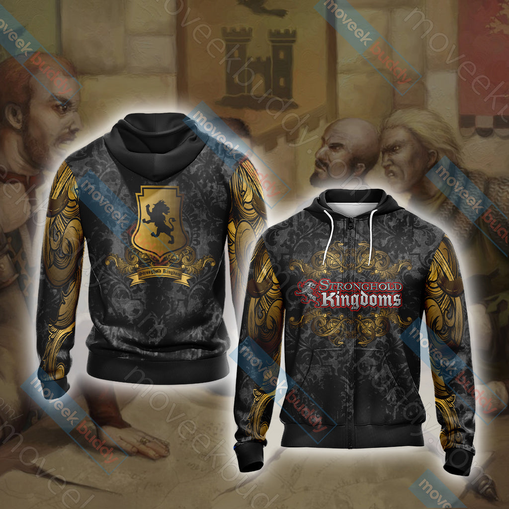 Stronghold Kingdoms Unisex 3D T-shirt Zip Hoodie XS