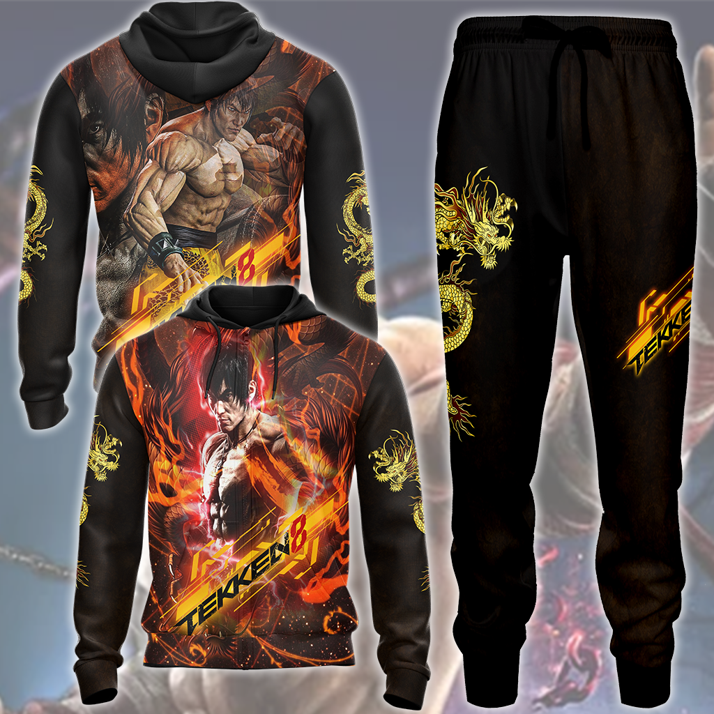 Tekken 8 Law Video Game All Over Printed T-shirt Tank Top Zip Hoodie Pullover Hoodie Hawaiian Shirt Beach Shorts Joggers