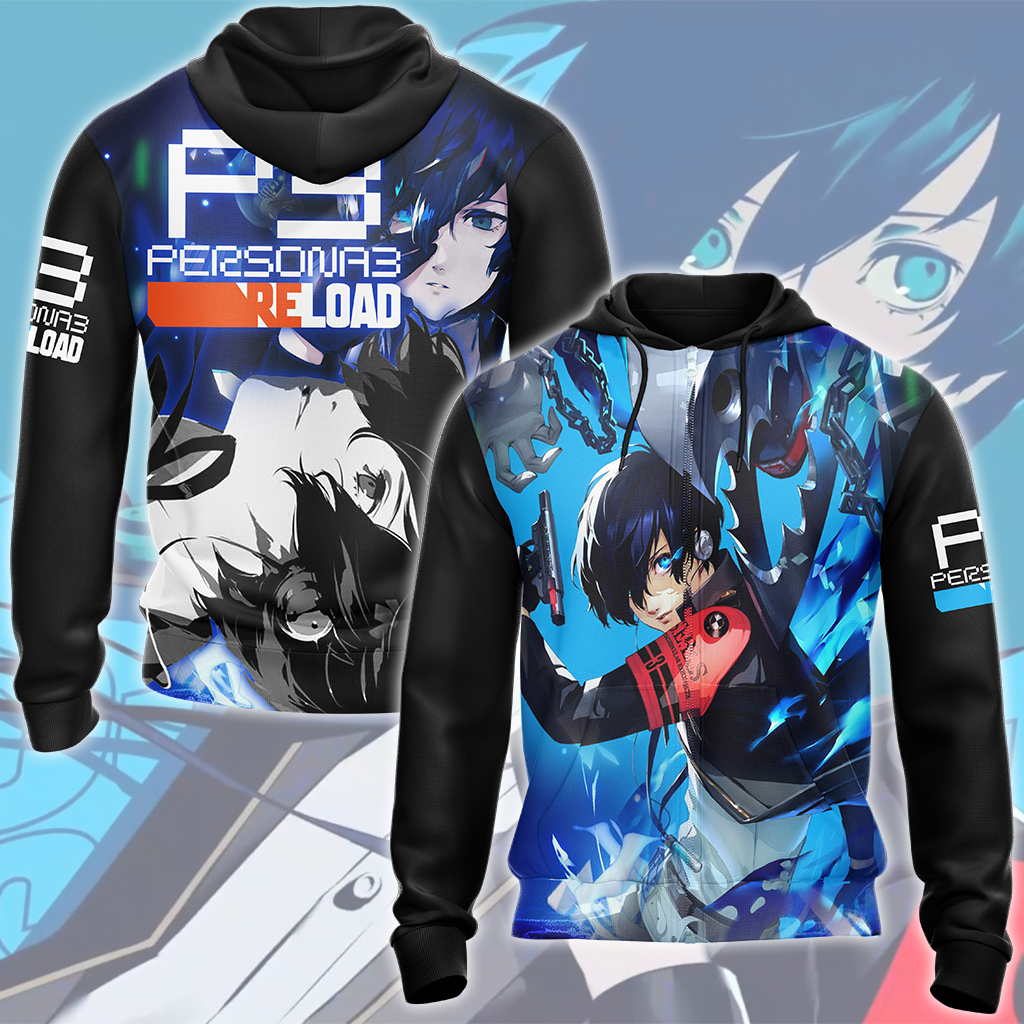 Persona 3 Reload Video Game All Over Printed T-shirt Tank Top Zip Hoodie Pullover Hoodie Hawaiian Shirt Beach Shorts Joggers Zip Hoodie S