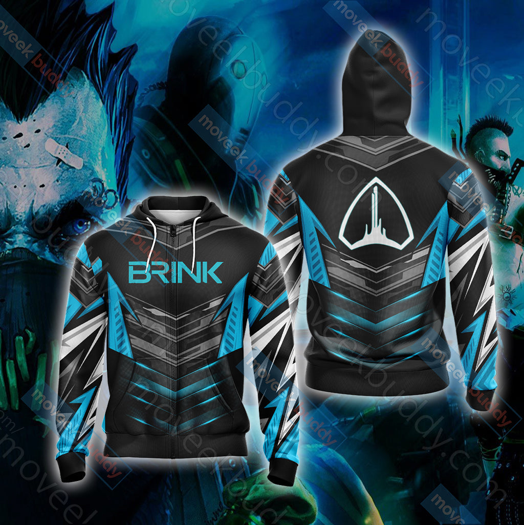 Brink Unisex 3D T-shirt Zip Hoodie XS
