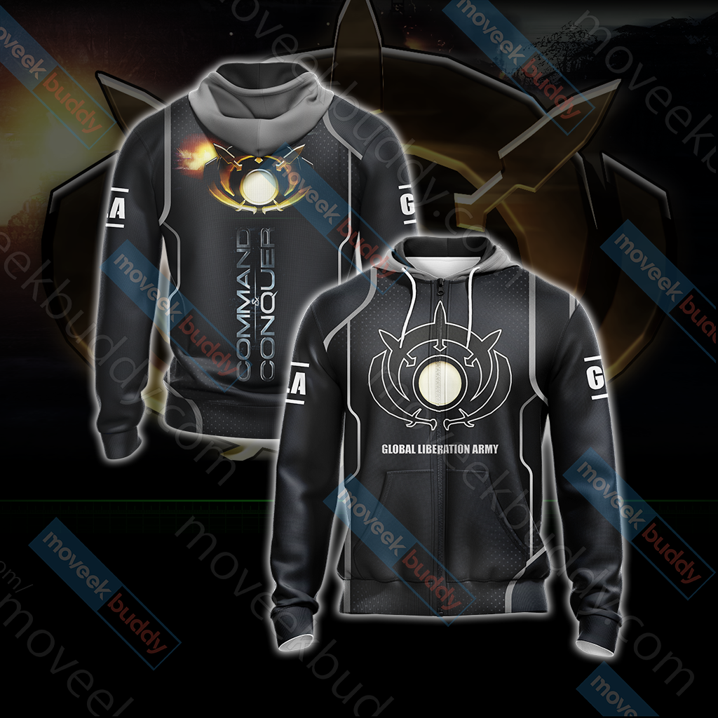 Command & Conquer - GLA (Global Liberation Army) Unisex 3D T-shirt Zip Hoodie XS